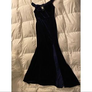 FashionNova “Ready for the Party” Navy Blue Dress